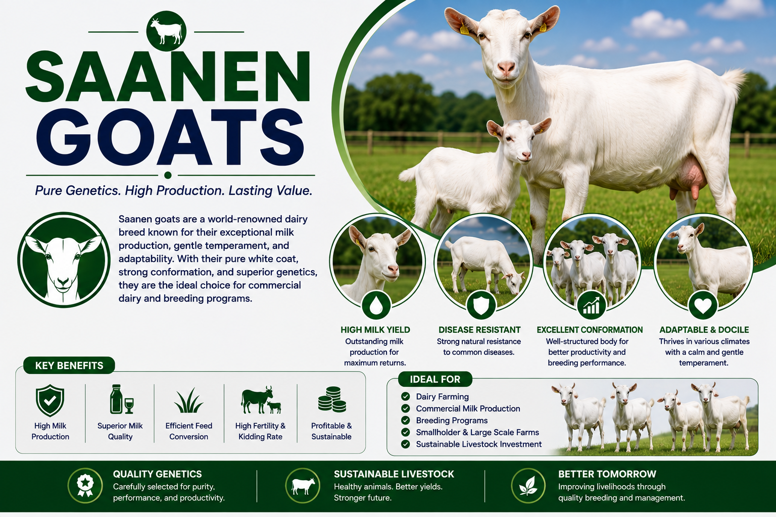 Saanen Goats